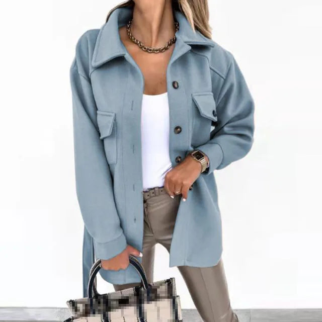 Everyday Buttoned Coat
