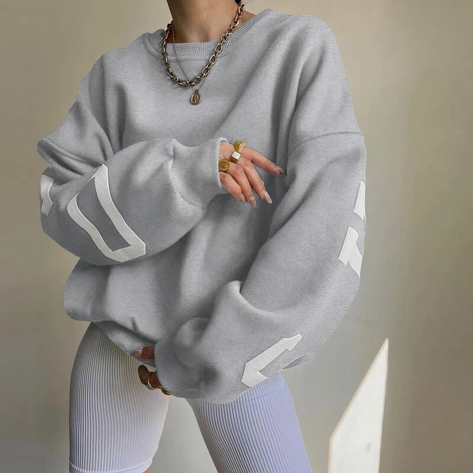 Casual Buttoned Sweater