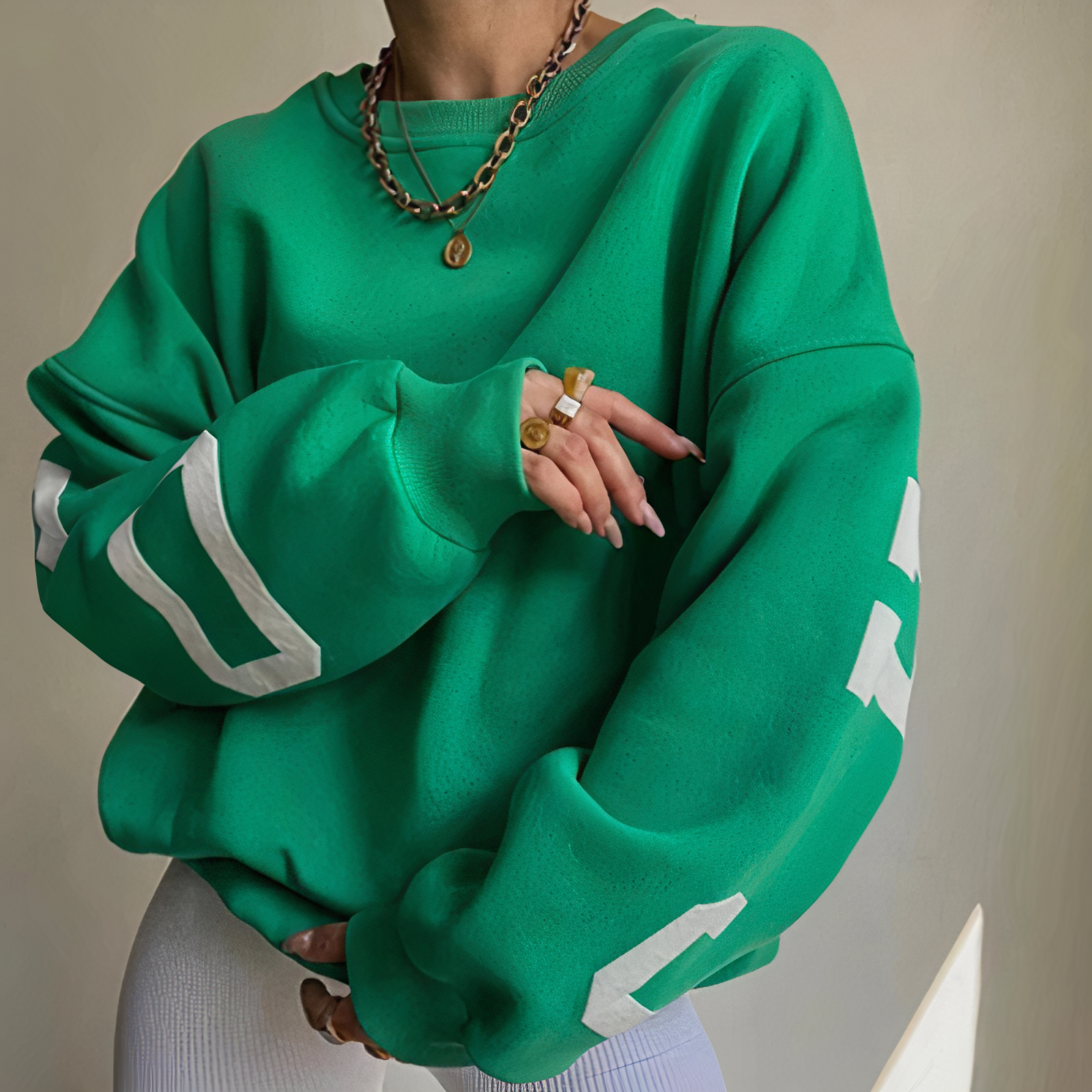 Casual Buttoned Sweater