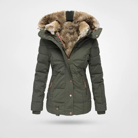 Layered Quilted Coat