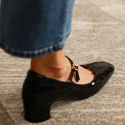 Natural Buckled Shoes