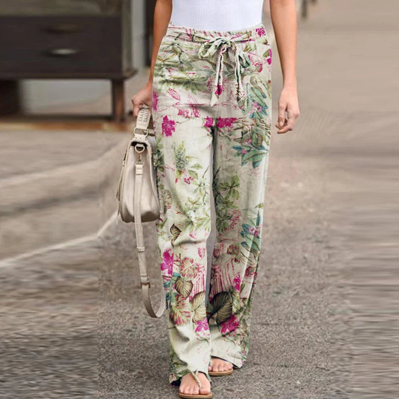 Smart Printed Pants