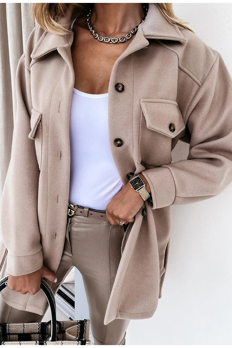 Relaxed Hooded Coat