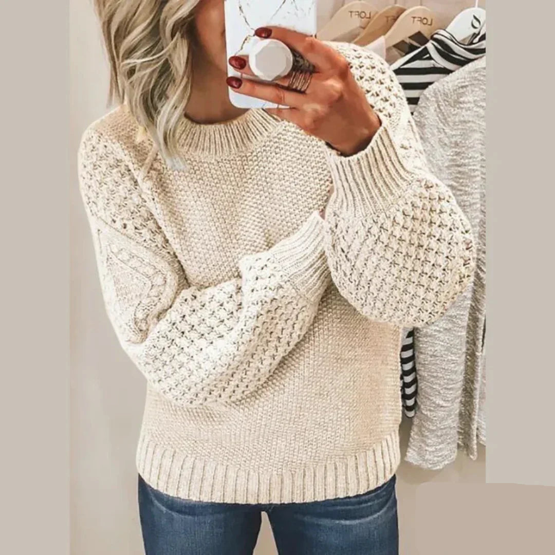 Easy Buttoned Sweater