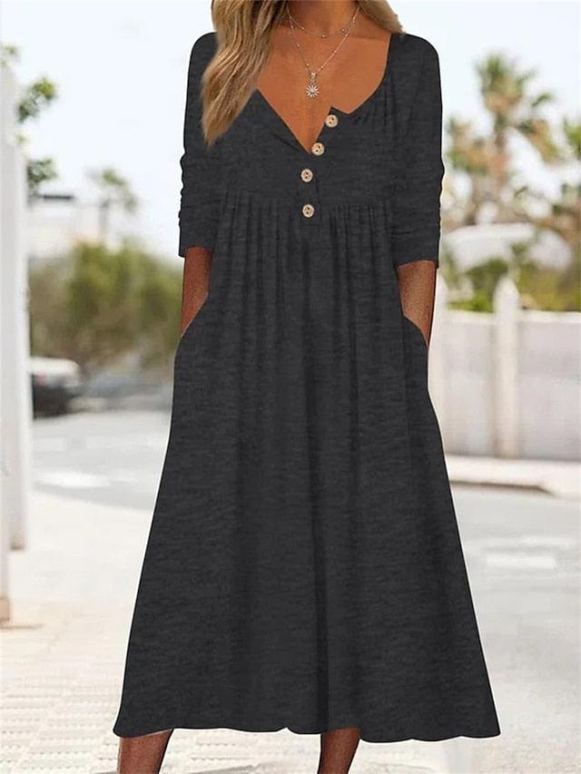Sunset Short-Sleeve Dress