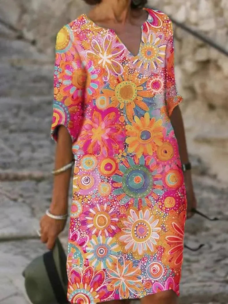 Classic Floral Dress