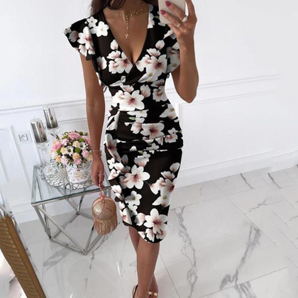 Brunch Puff-Sleeve Dress
