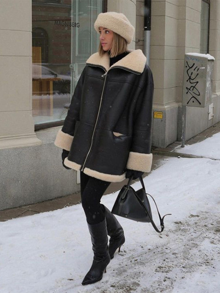 Soft Double-Breasted Coat