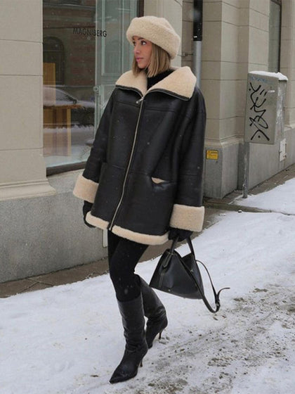 Soft Double-Breasted Coat