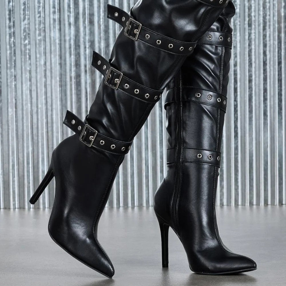 Walking Knee-High Boots