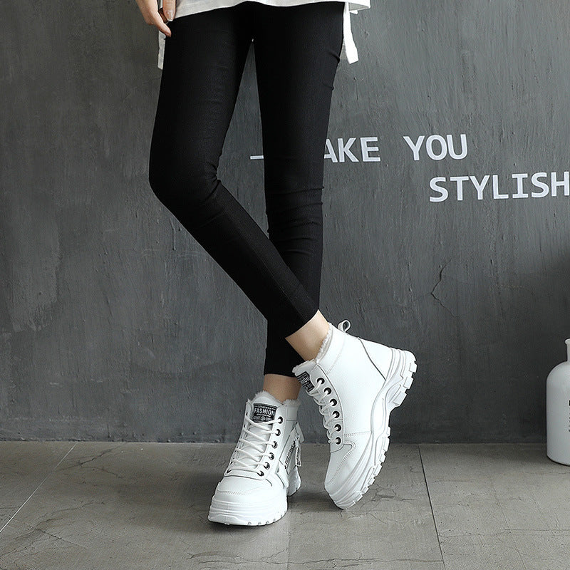 Casual Faux-Suede Boots