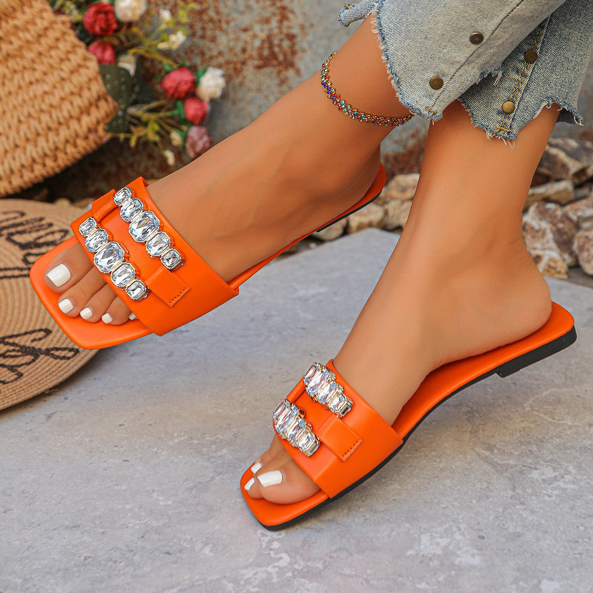 Relaxed Open-Toe Sandals