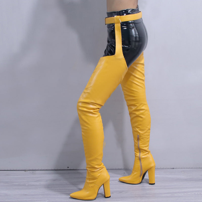 Clean Knee-High Boots