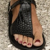 Breezy Buckled Sandals