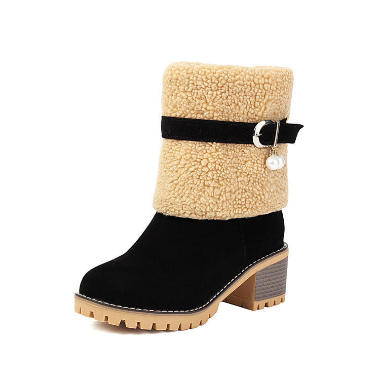 Light Suede Boots