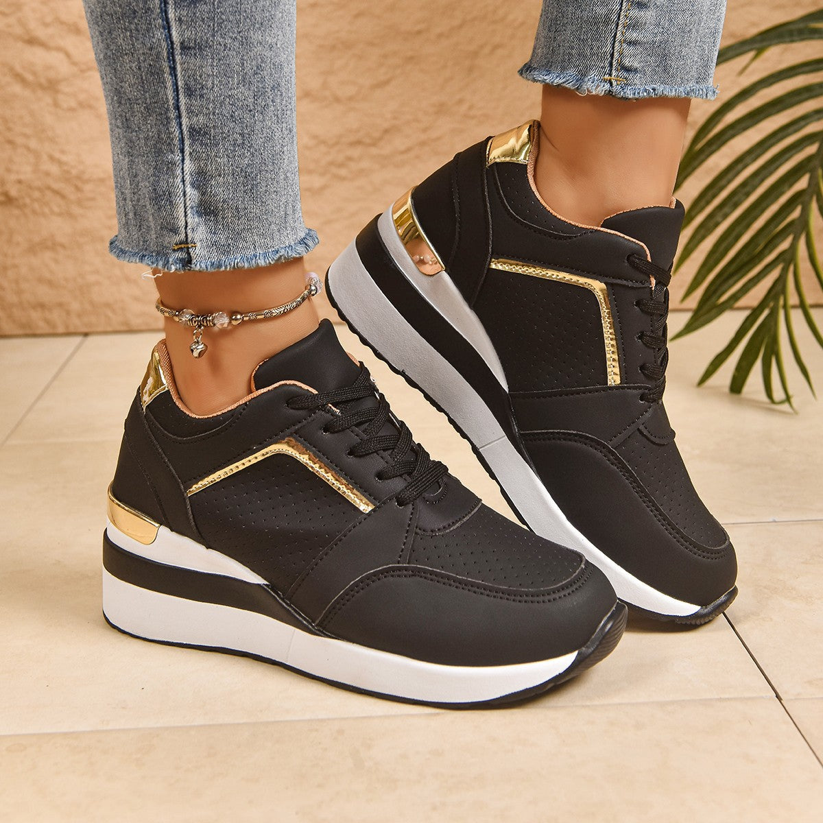 Natural Slip-On Sneakers