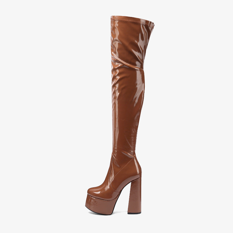Relaxed Platform Boots