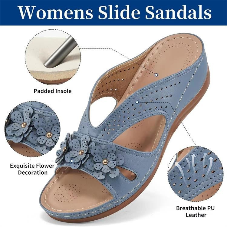 Natural Lace-Up Sandals