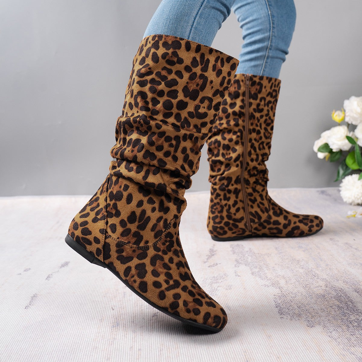 Simple Suede Boots