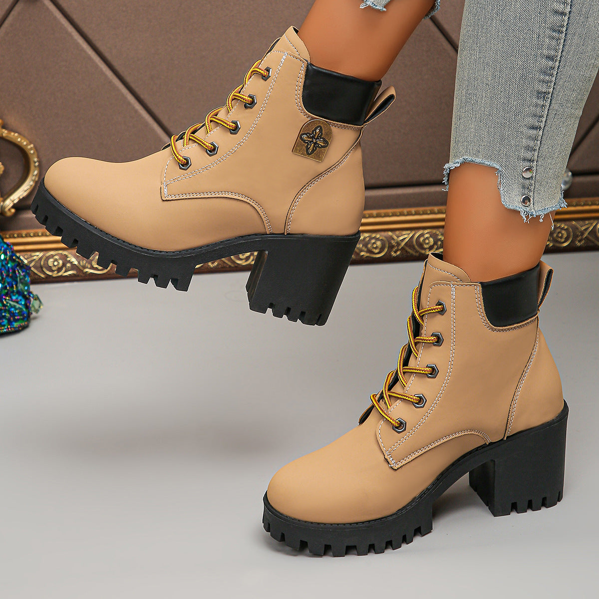 Modern Heeled Boots