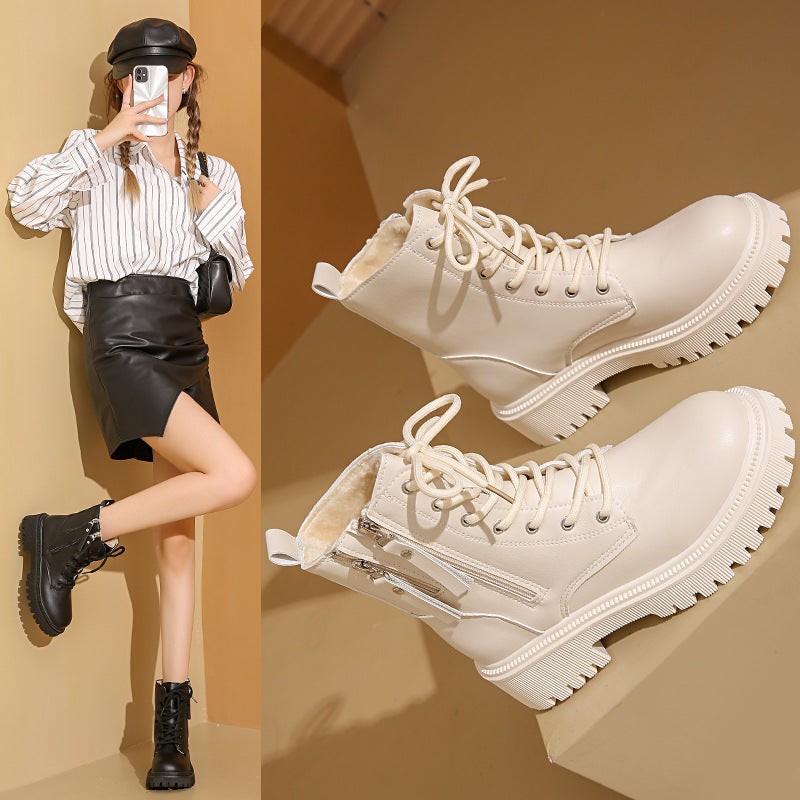 Relaxed Lug-Sole Boots