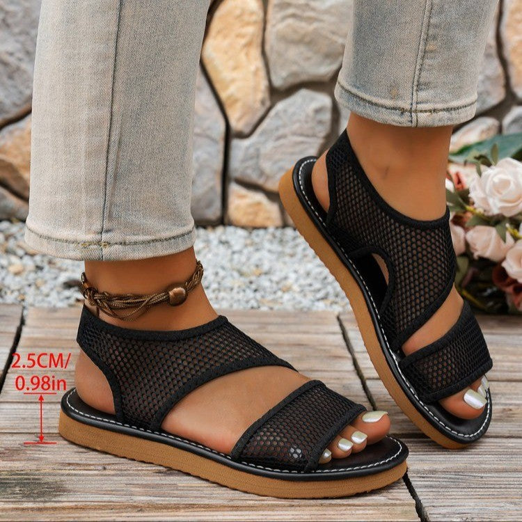 Relaxed Wedge Sandals