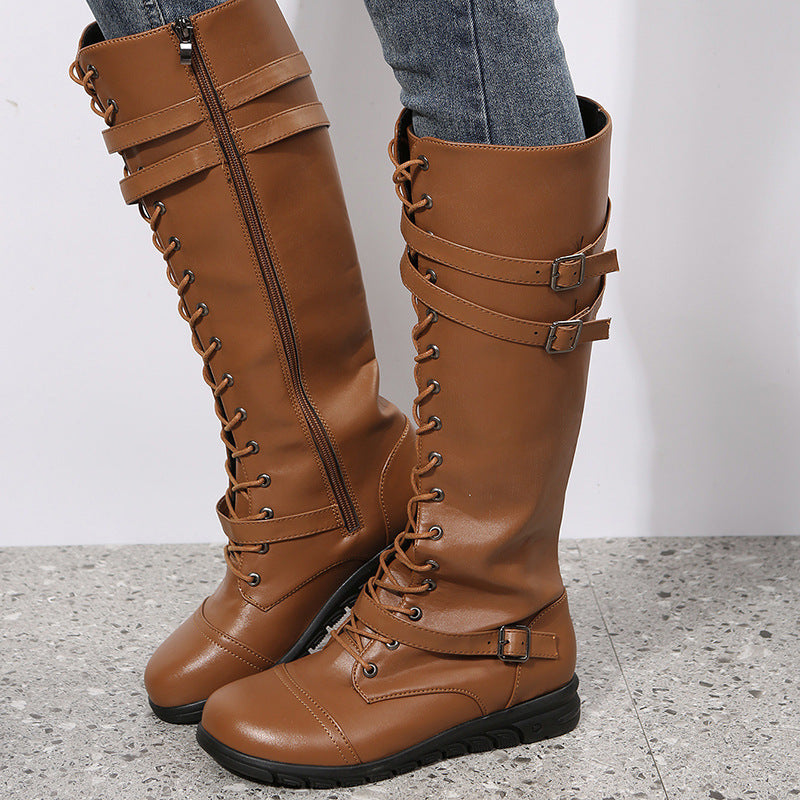 Warm Block-Heel Boots