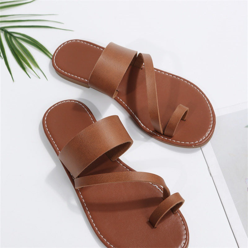 Walking Metallic Sandals
