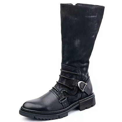 Relaxed Side-Zip Boots