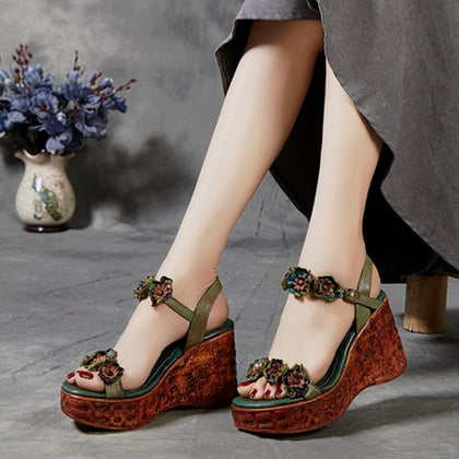 Warm Buckled Sandals