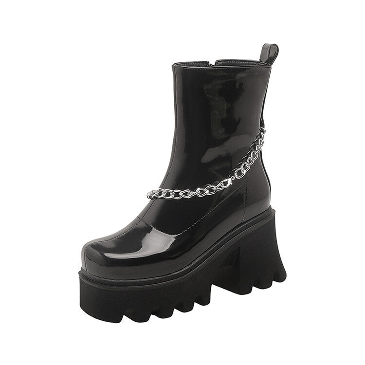 Clean Textured Boots