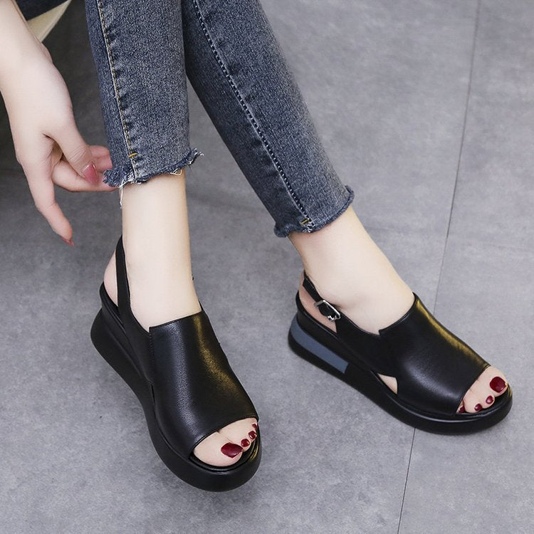 Clean Heeled Sandals