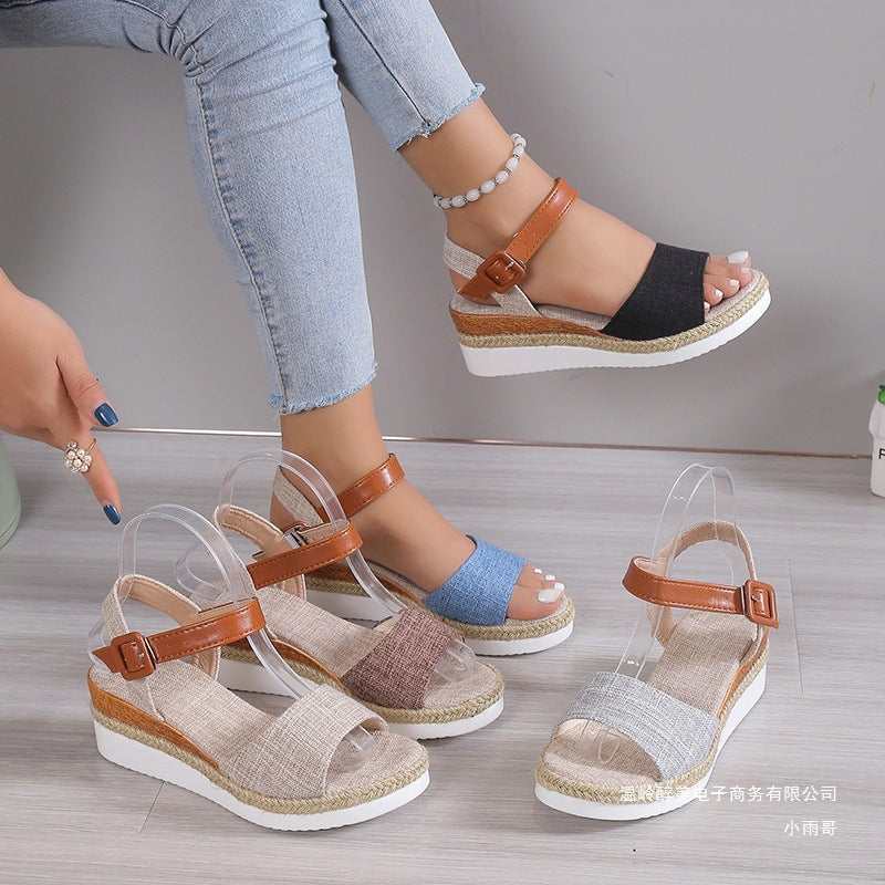 Warm Metallic Sandals