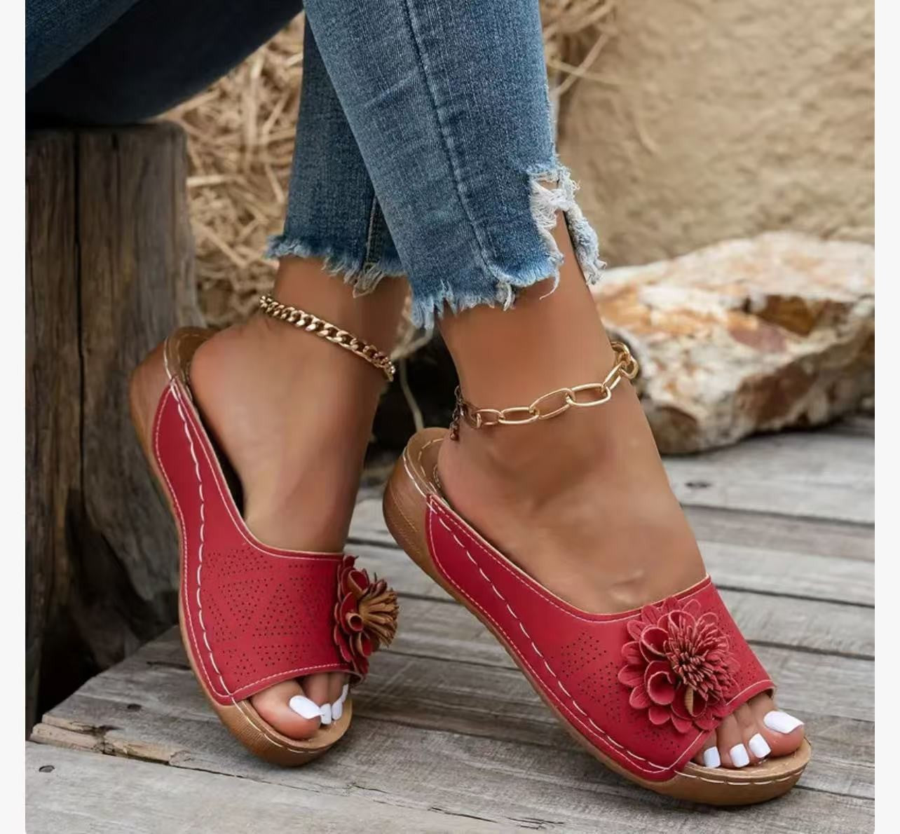 Warm Leather Sandals