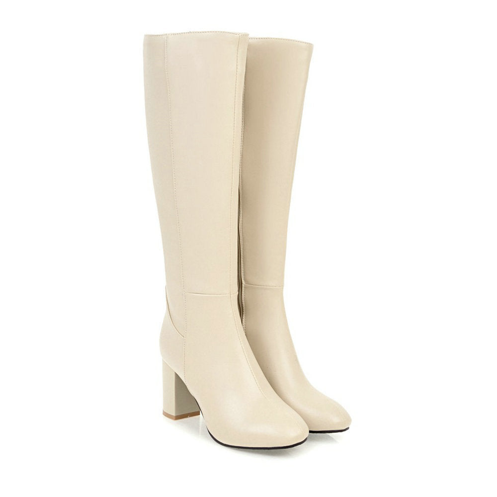 Relaxed Zip-Up Boots