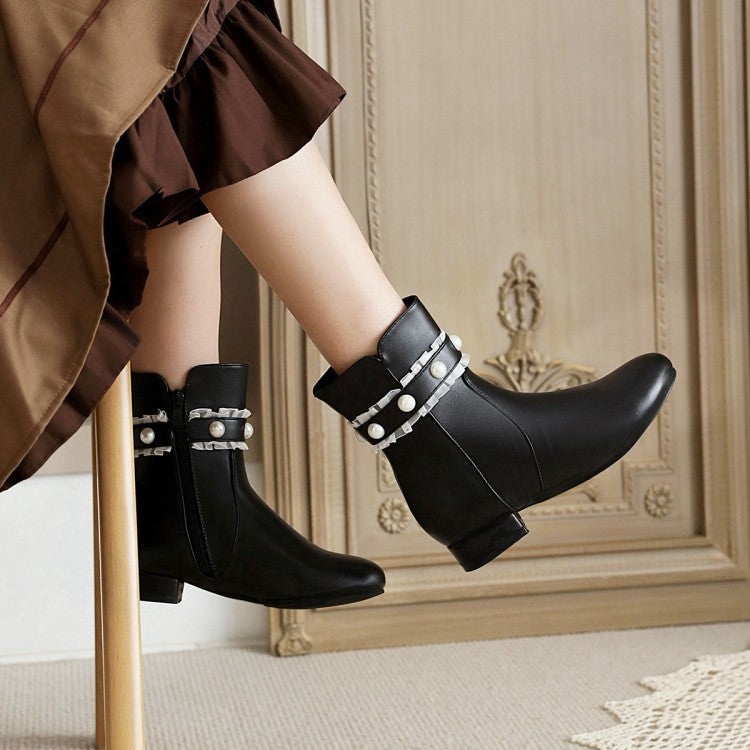 Travel Block-Heel Boots