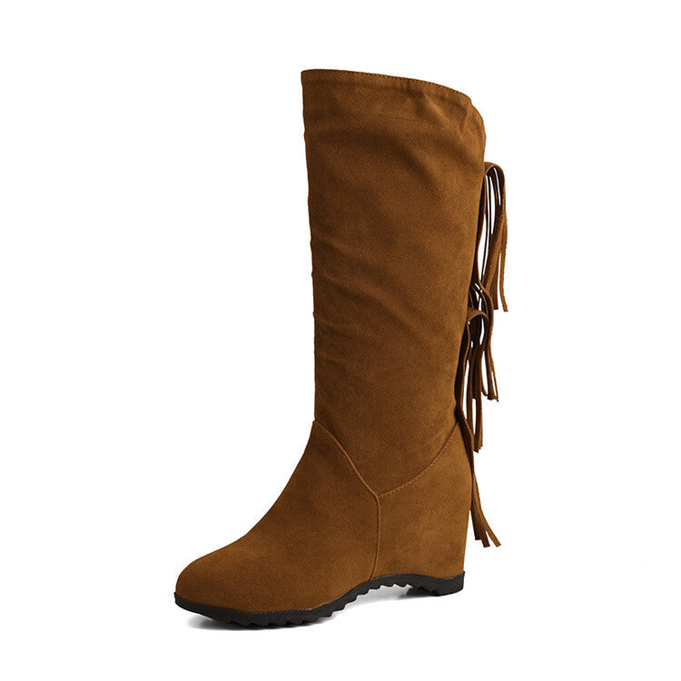 Warm Knee-High Boots