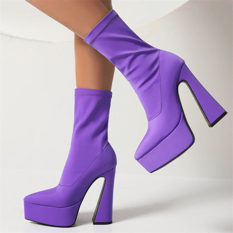 Fresh Block-Heel Boots