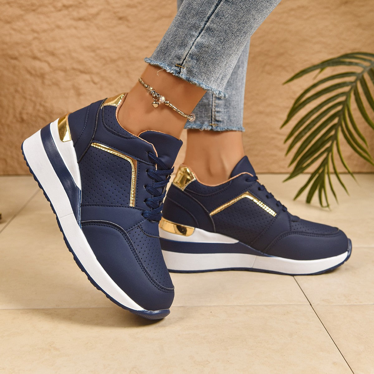 Natural Slip-On Sneakers