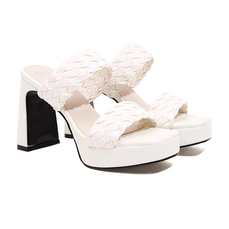 Clean Heeled Sandals