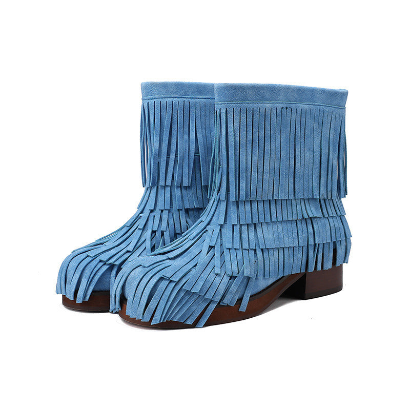 Warm Faux-Suede Boots