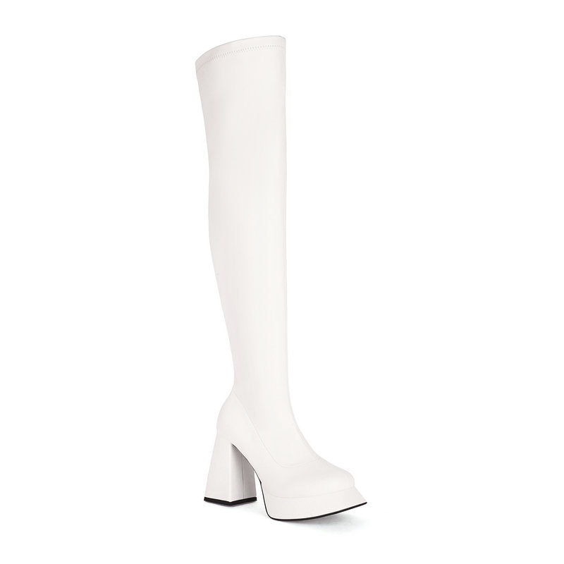 Relaxed Zip-Up Boots