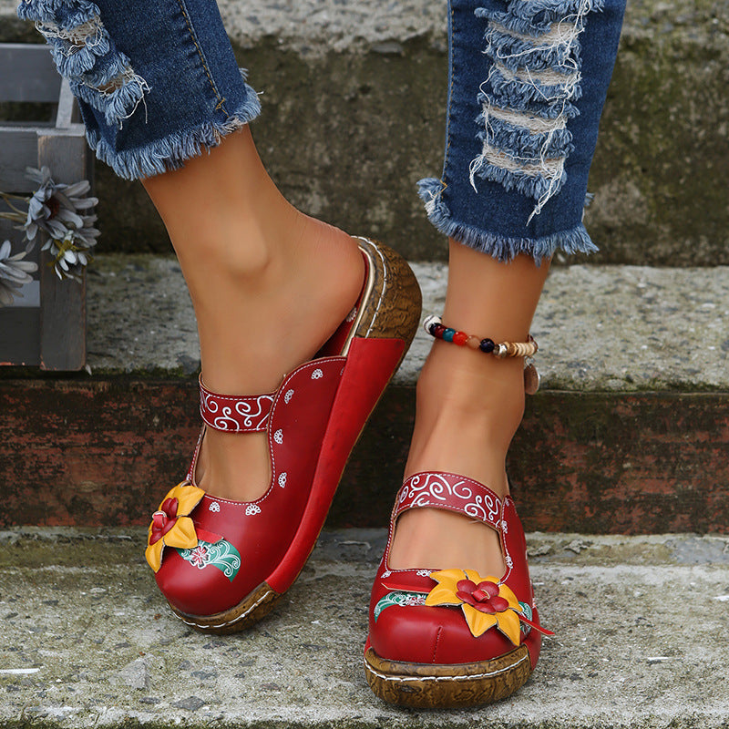 Comfortable Metallic Sandals