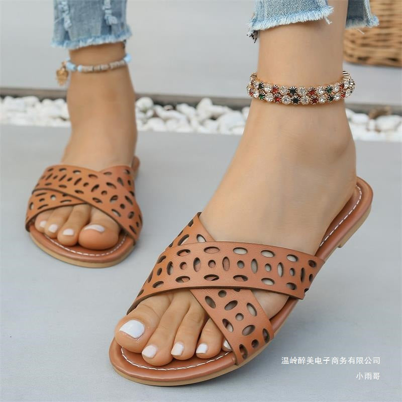 Breezy Raffia Sandals