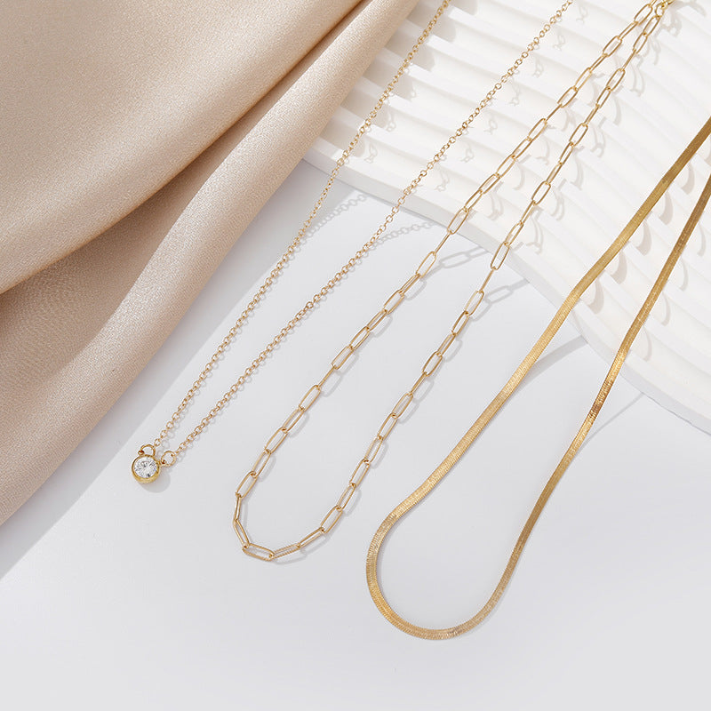 Natural Striped Set