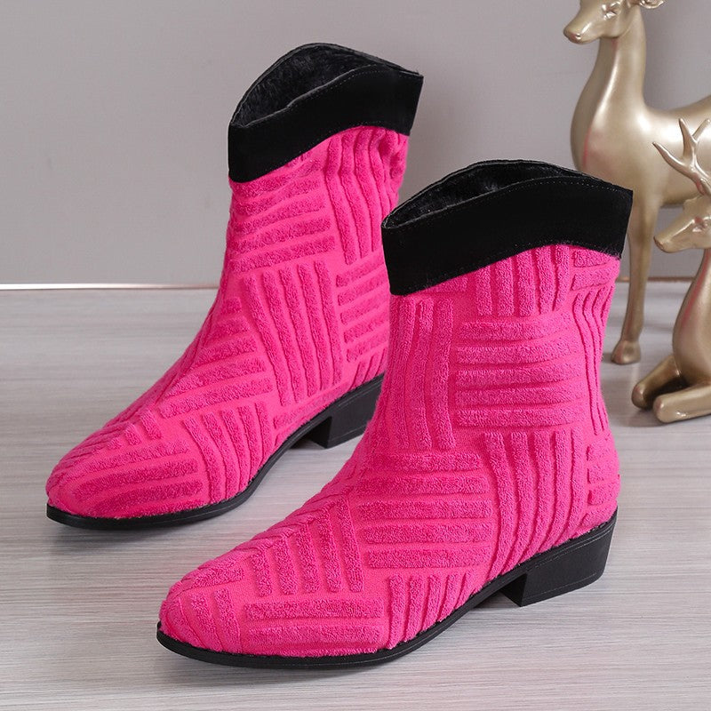 Simple Suede Boots