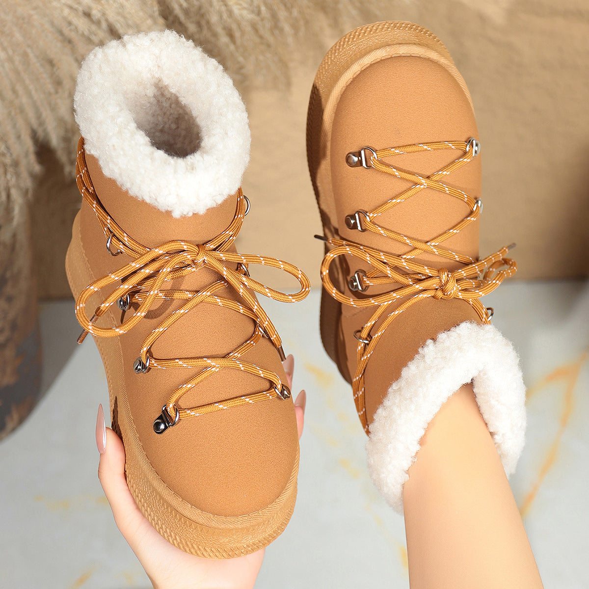Warm Platform Boots