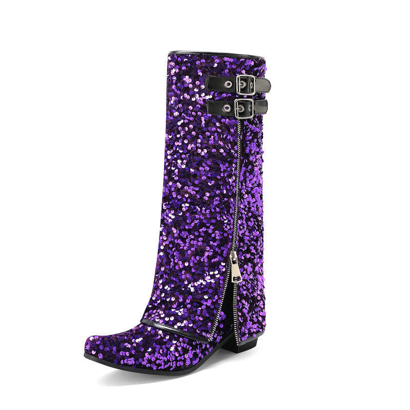 Natural Pointed Boots