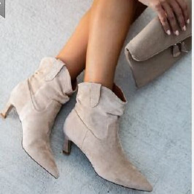 Simple Suede Boots