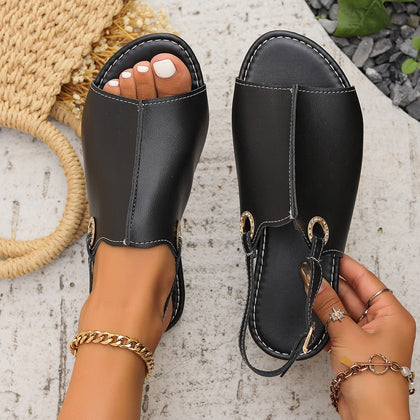 Summer Metallic Sandals